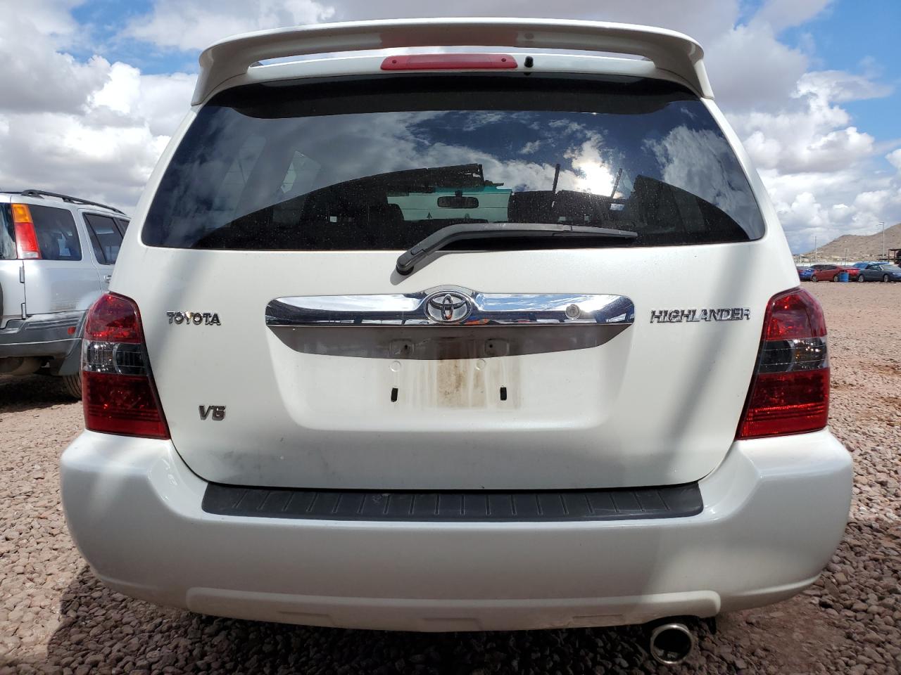 2006 Toyota Highlander VIN JTEDP21A760117790 Copart auction photo, front end / side damage thumbnail 6