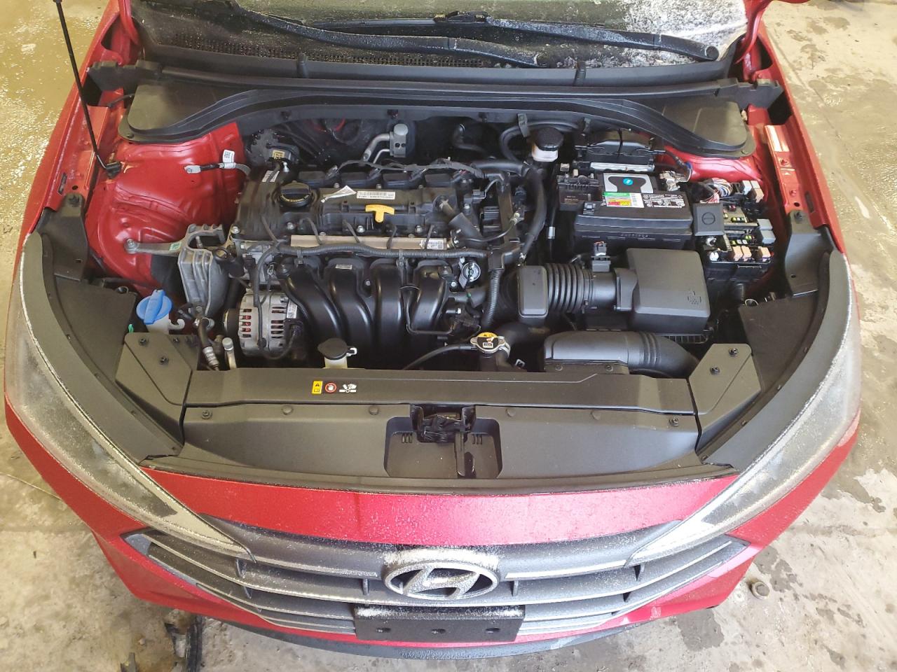 2020 Hyundai Elantra VIN 5NPD84LF8LH551754 Copart auction photo, vandalism damage thumbnail 12