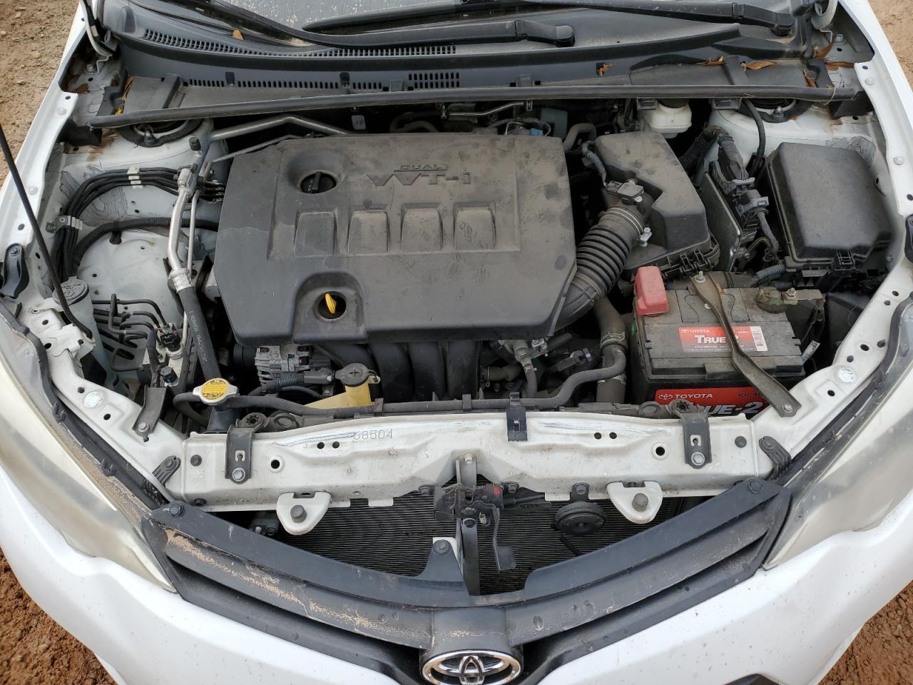2014 Toyota Corolla VIN 2T1BURHE8EC044956 Copart auction photo, side / front end damage thumbnail 13