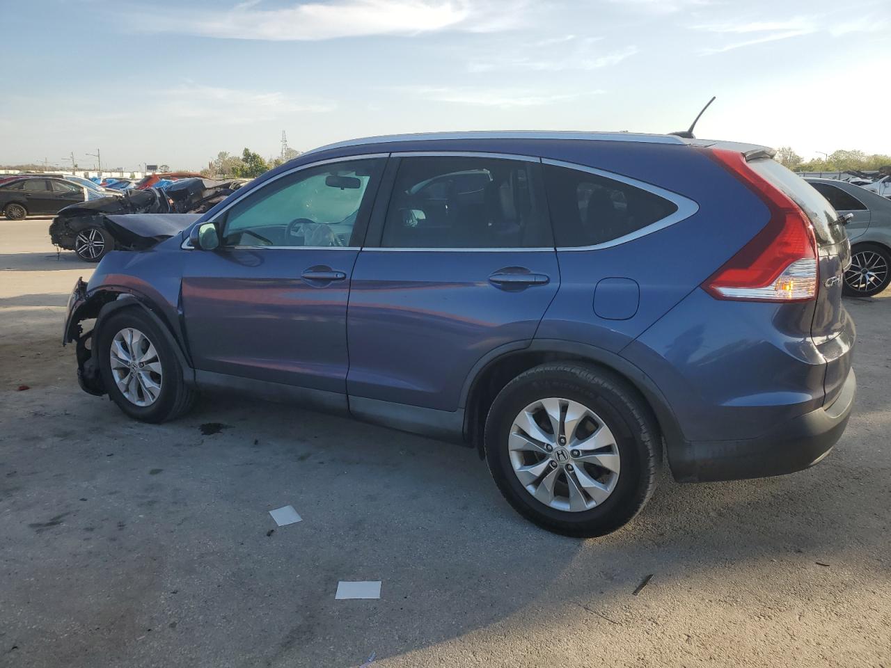 2014 Honda CR-V VIN 2HKRM3H73EH515325 Copart auction photo, front end damage thumbnail 2