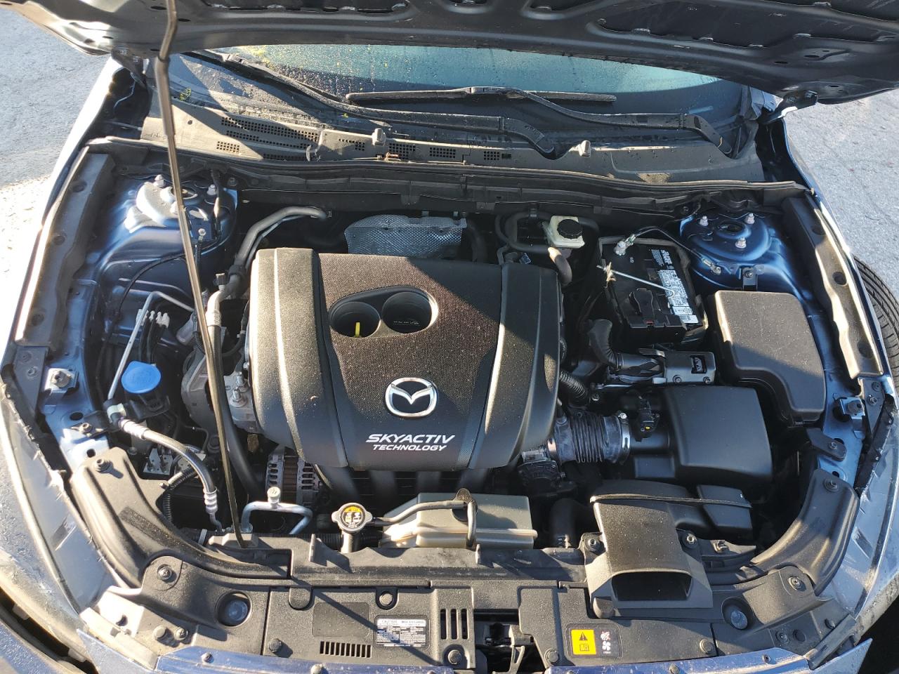 2017 Mazda 3 VIN 3MZBN1U78HM123543 Copart auction photo, front end / side damage thumbnail 13