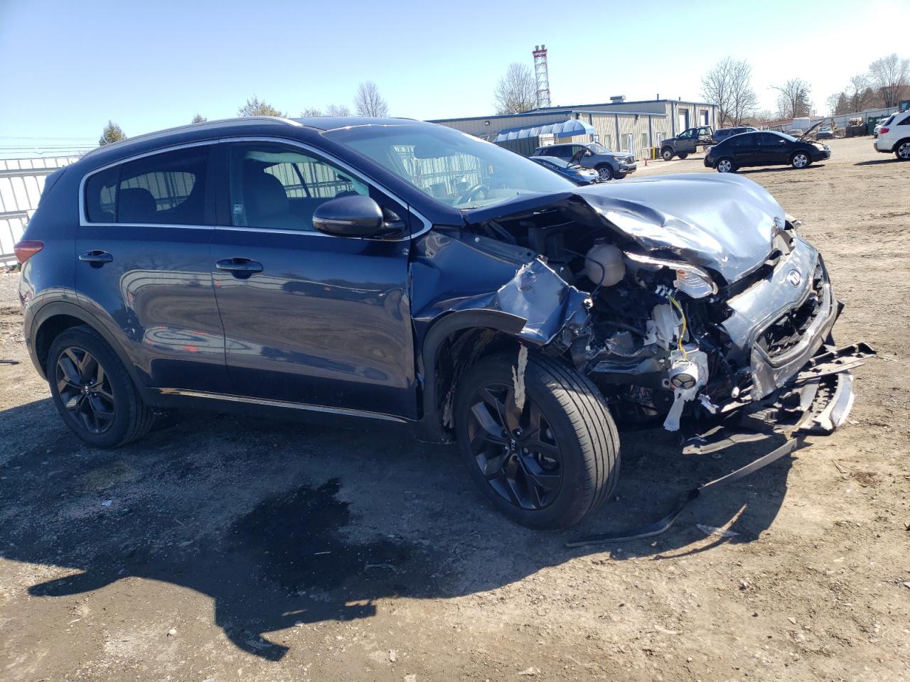 2021 KIA Sportage VIN KNDP63AC9M7870561 Copart auction photo, front end / minor dent/scratches damage thumbnail 4