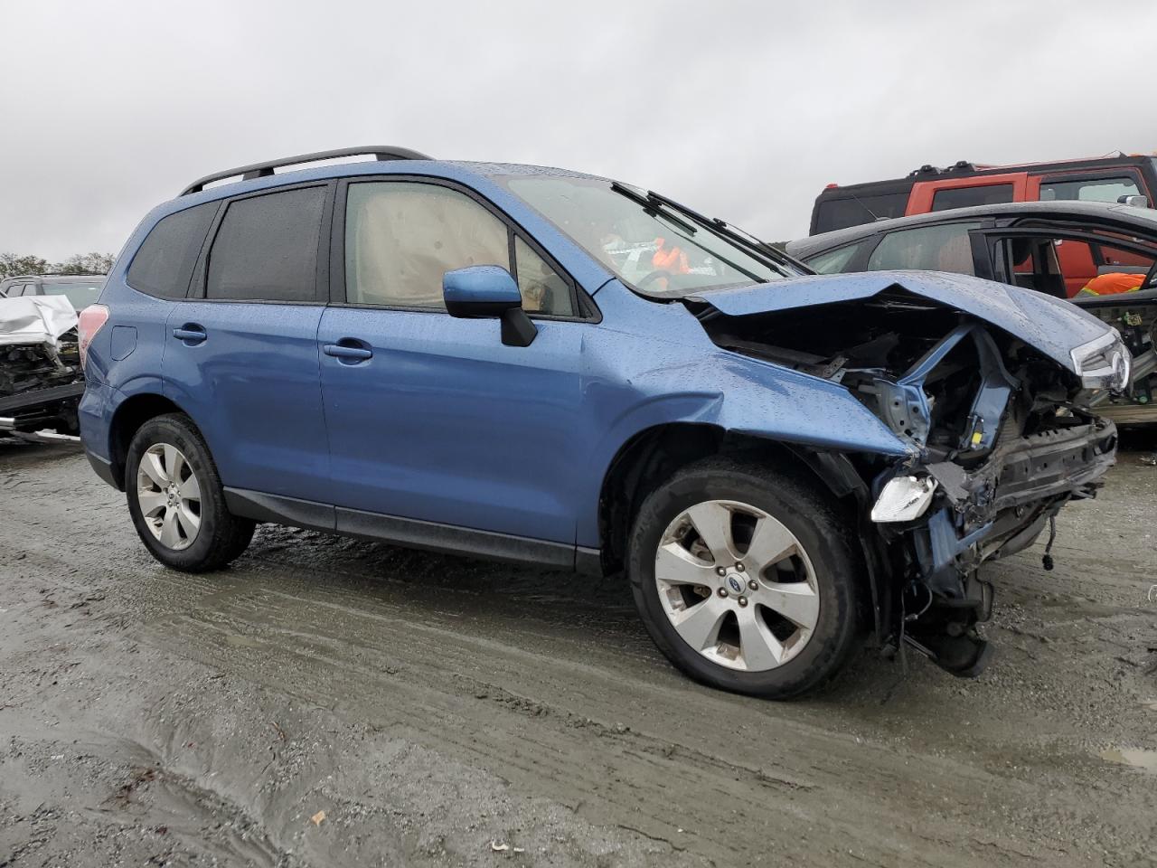 2016 Subaru Forester VIN JF2SJAGC2GH437233 Copart auction photo, front end damage thumbnail 4