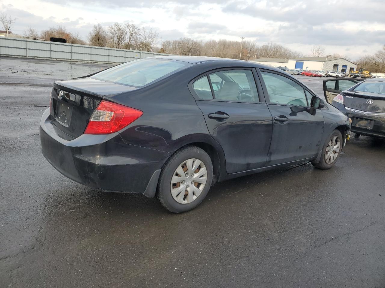 2012 Honda Civic VIN 19XFB2F58CE319743 Copart auction photo, front end damage thumbnail 3