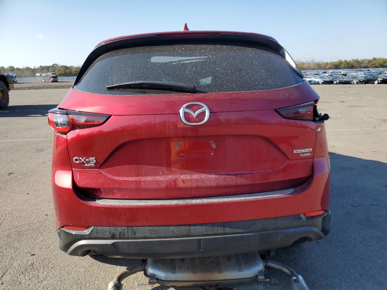 2023 Mazda CX-5 VIN JM3KFBAY6P0152728 Copart auction photo, rollover damage thumbnail 6