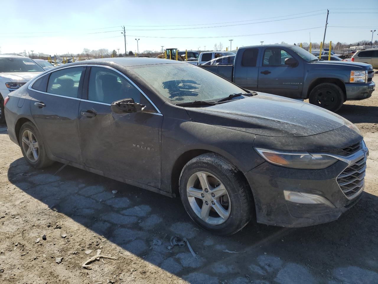 2020 Chevrolet Malibu VIN 1G1ZB5STXLF120310 Copart auction photo, side / minor dent/scratches damage thumbnail 4