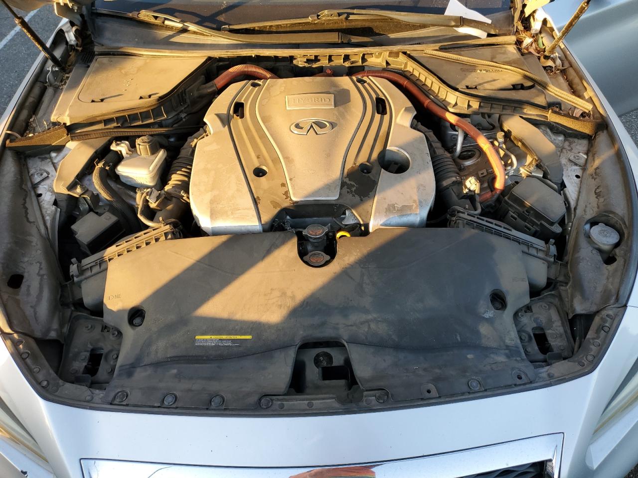 2014 Infiniti Q50 VIN JN1AV7AP3EM691179 Copart auction photo, all over damage thumbnail 11