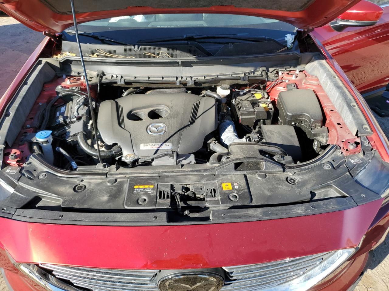 2022 Mazda CX-9 VIN JM3TCBCY5N0629351 Copart auction photo, front end damage thumbnail 14