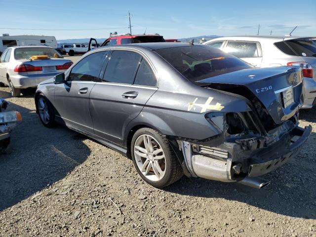 2013 Mercedes-Benz C-klasse VIN WDDGF4HBXDR283332 Copart auction photo, rear end damage thumbnail 2