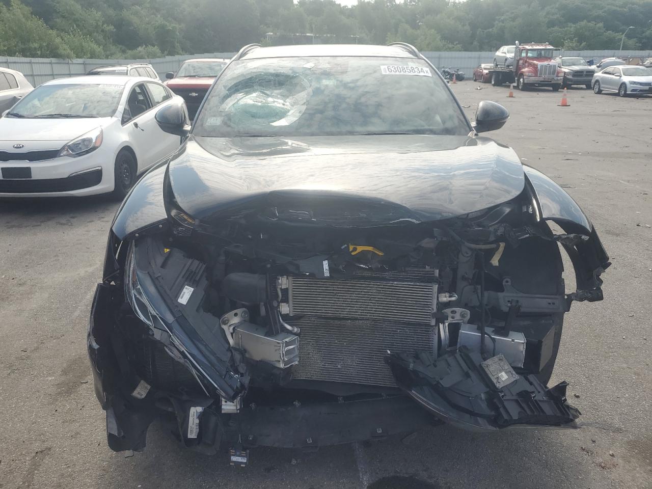 2022 Alfa Romeo Stelvio VIN ZASPAKBN0N7D24488 Copart auction photo, front end / minor dent/scratches damage thumbnail 5