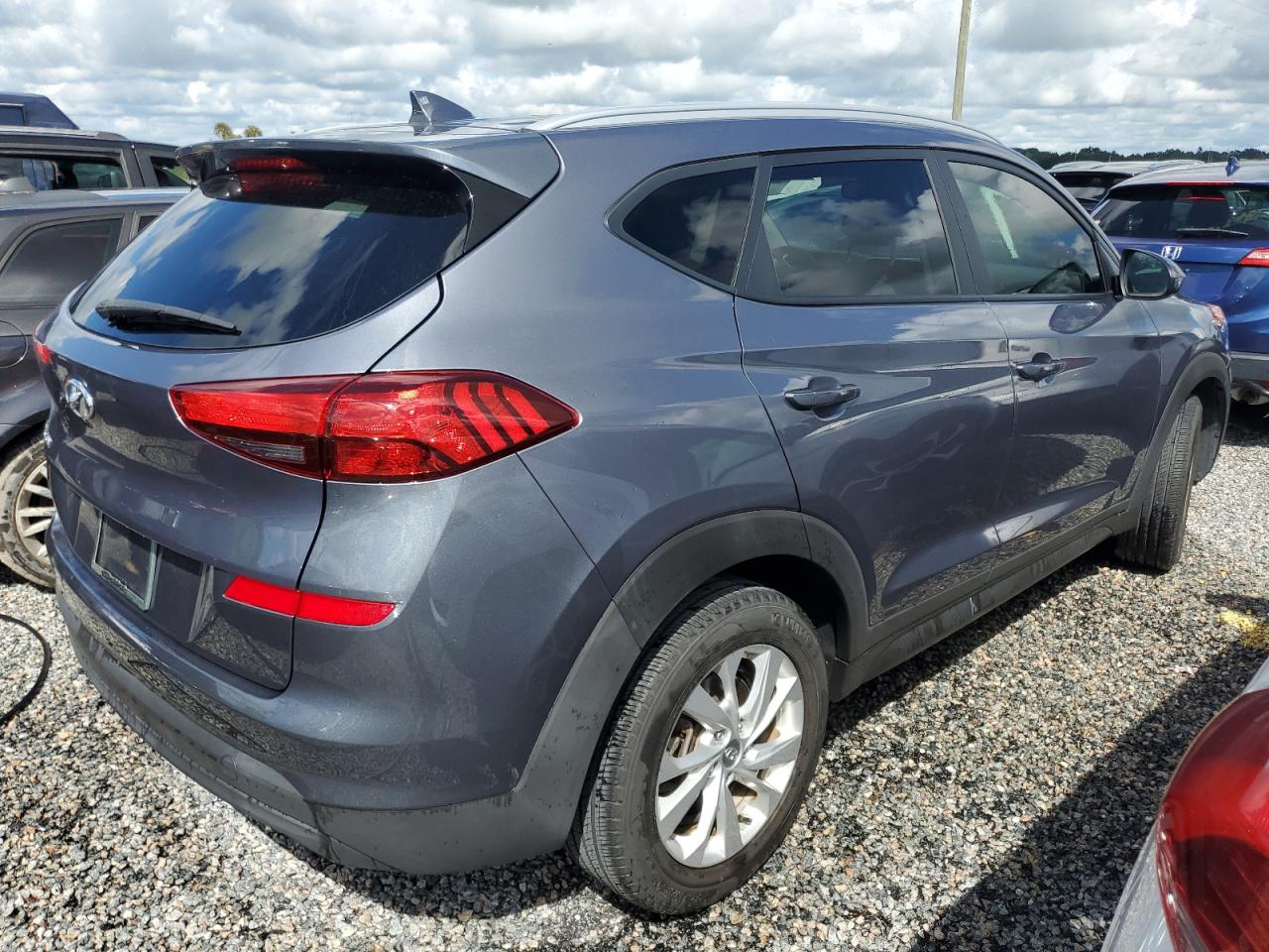 2021 Hyundai Tucson VIN KM8J33A44MU294303 Copart auction photo, water/flood damage thumbnail 3