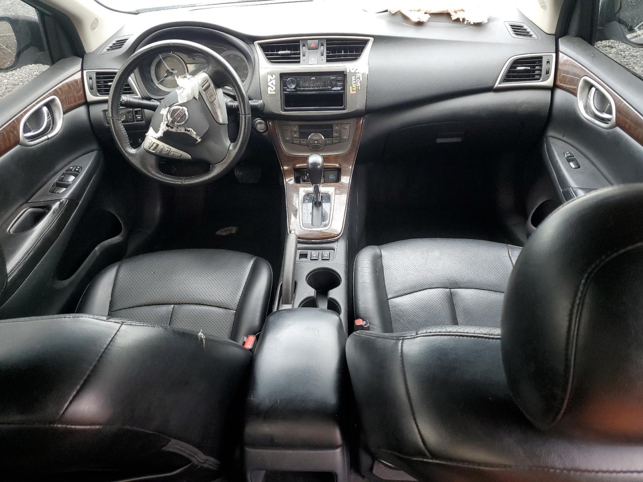 2013 Nissan Sentra VIN 3N1AB7AP4DL714406 Copart auction photo, side / front end damage thumbnail 8