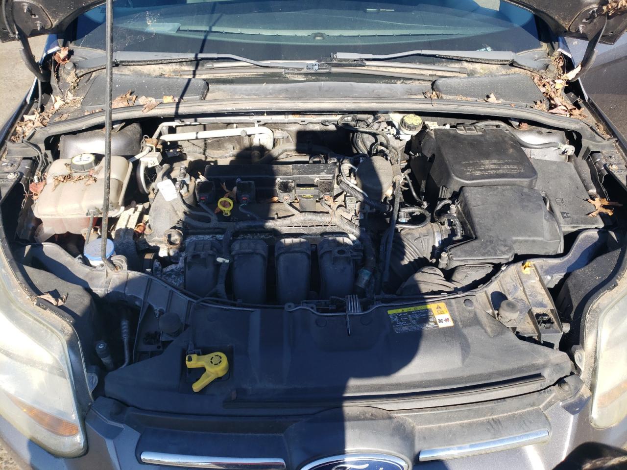 2013 Ford Focus VIN 1FADP3F29DL111079 Copart auction photo, front end / side damage thumbnail 11