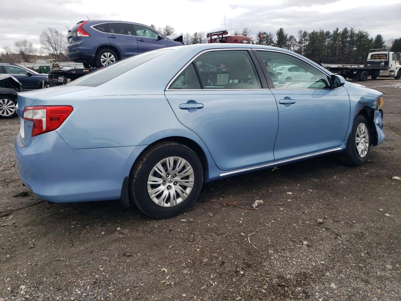 2013 Toyota Camry VIN 4T1BF1FKXDU706246 Copart auction photo, front end / undercarriage damage thumbnail 3