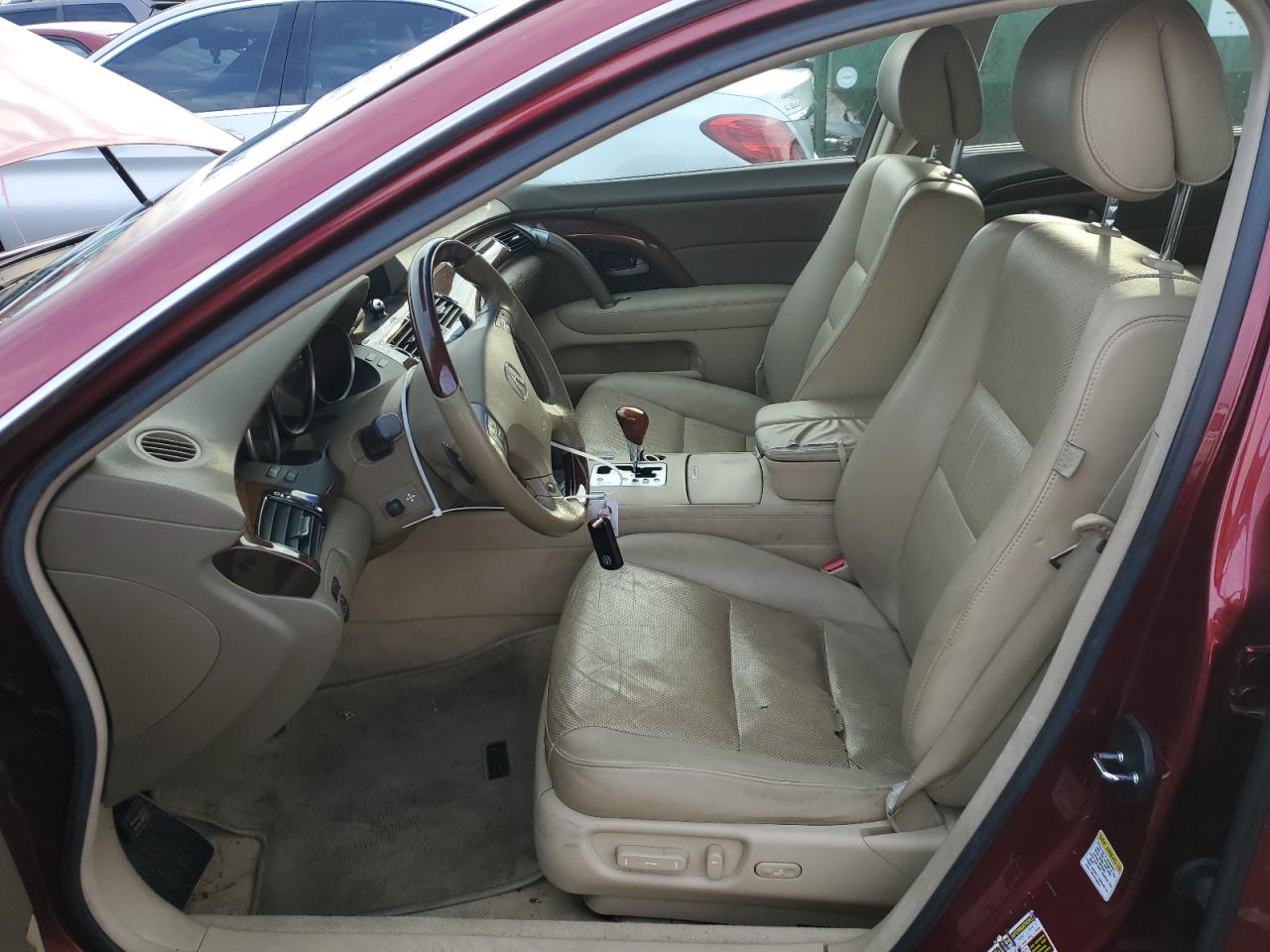 2005 Acura RL VIN JH4KB16575C016020 Copart auction photo, rear end damage thumbnail 7