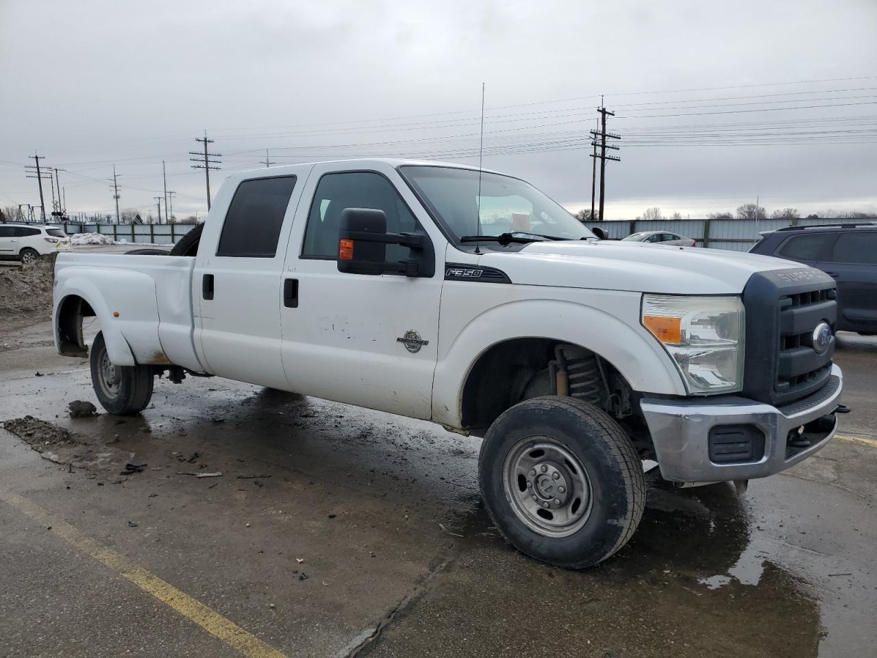 2011 Ford F350 VIN 1FT8W3BT0BEB89247 Copart auction photo, rear end damage thumbnail 4