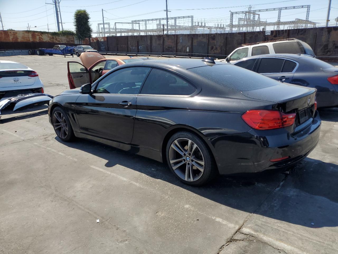 2014 BMW 4er VIN WBA3N7C58EF719061 Copart auction photo, side damage thumbnail 2