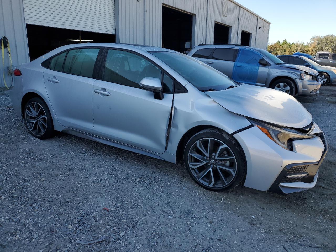 2022 Toyota Corolla VIN 5YFM4MCE2NP132517 Copart auction photo, front end damage thumbnail 4