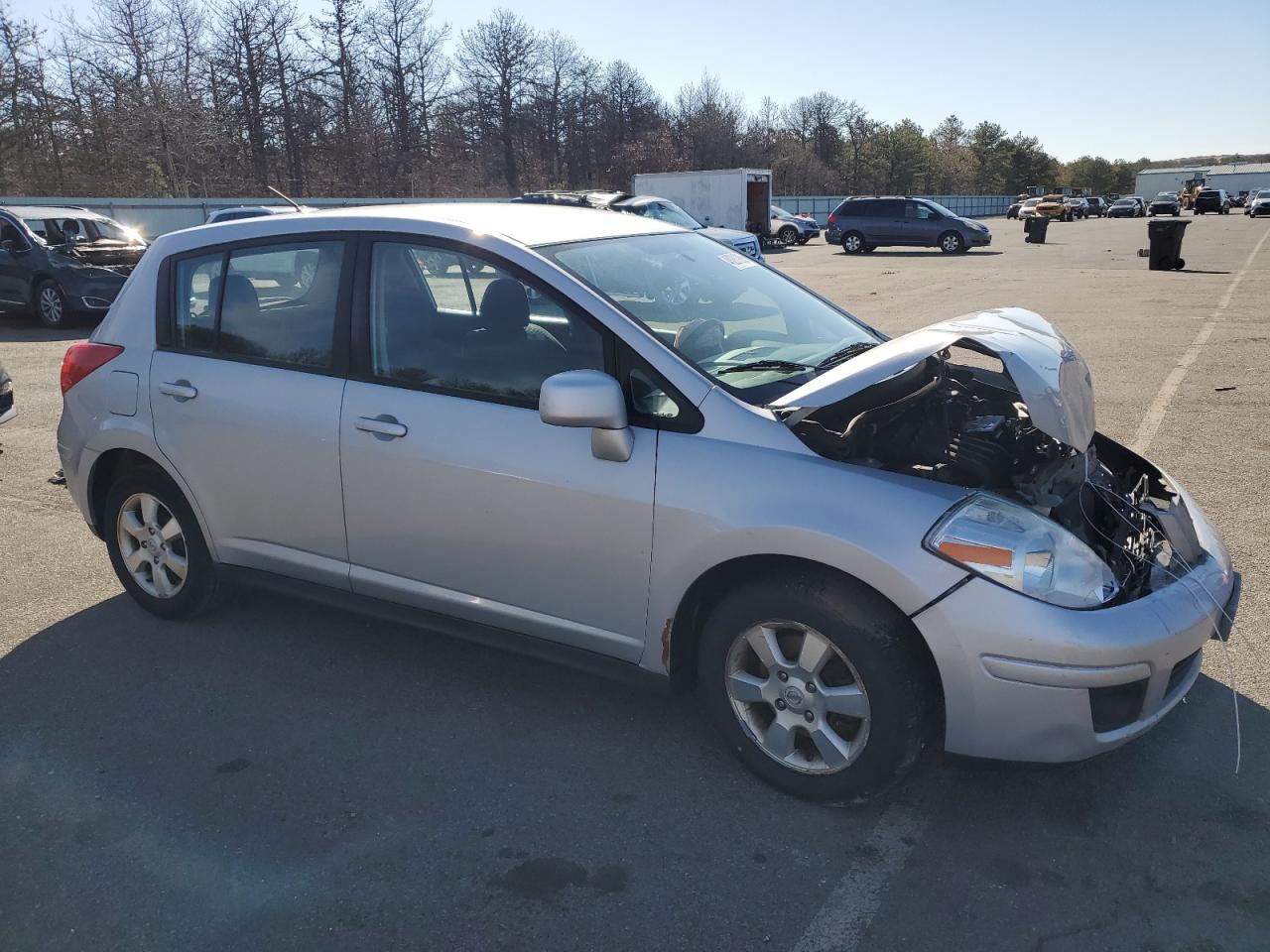 2012 Nissan Versa VIN 3N1BC1CP5CK279556 Copart auction photo, front end damage thumbnail 4