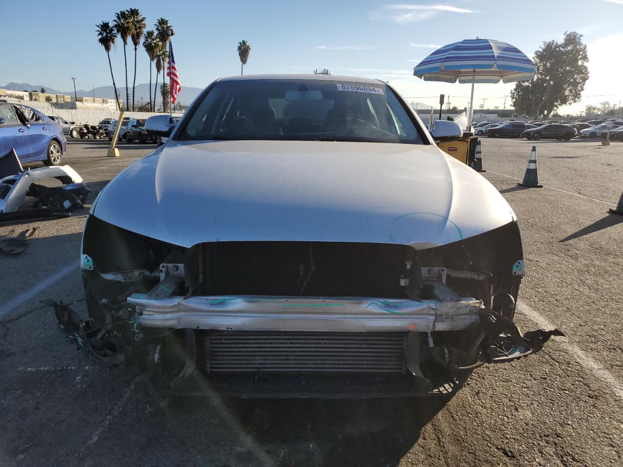 2014 Audi A4 VIN WAUFFAFL9EA084320 Copart auction photo, front end damage thumbnail 5