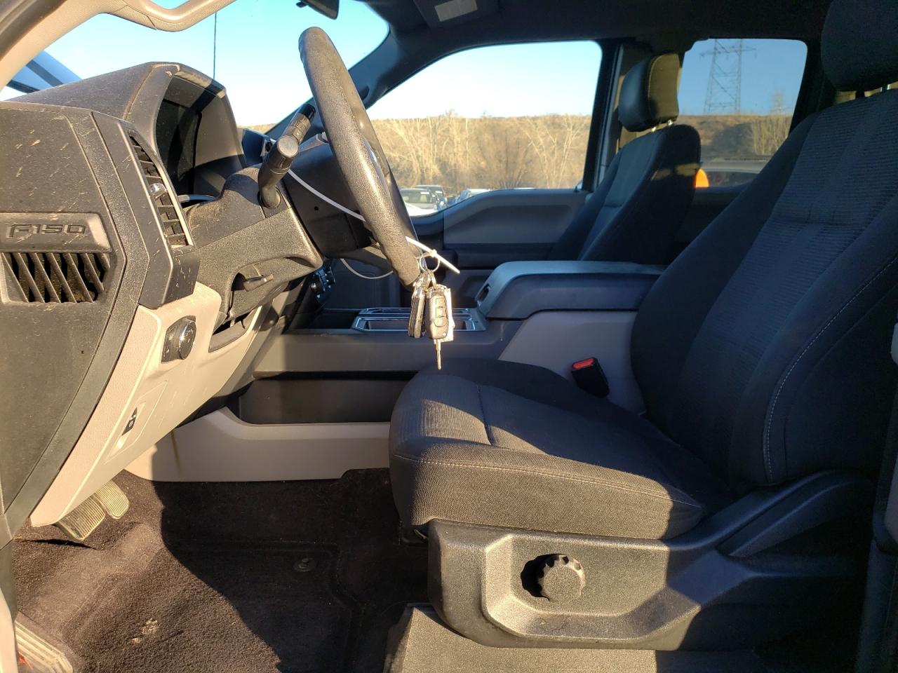 2017 Ford F-150 VIN 1FTEX1EP1HKC62851 Copart auction photo, side / hail damage thumbnail 7