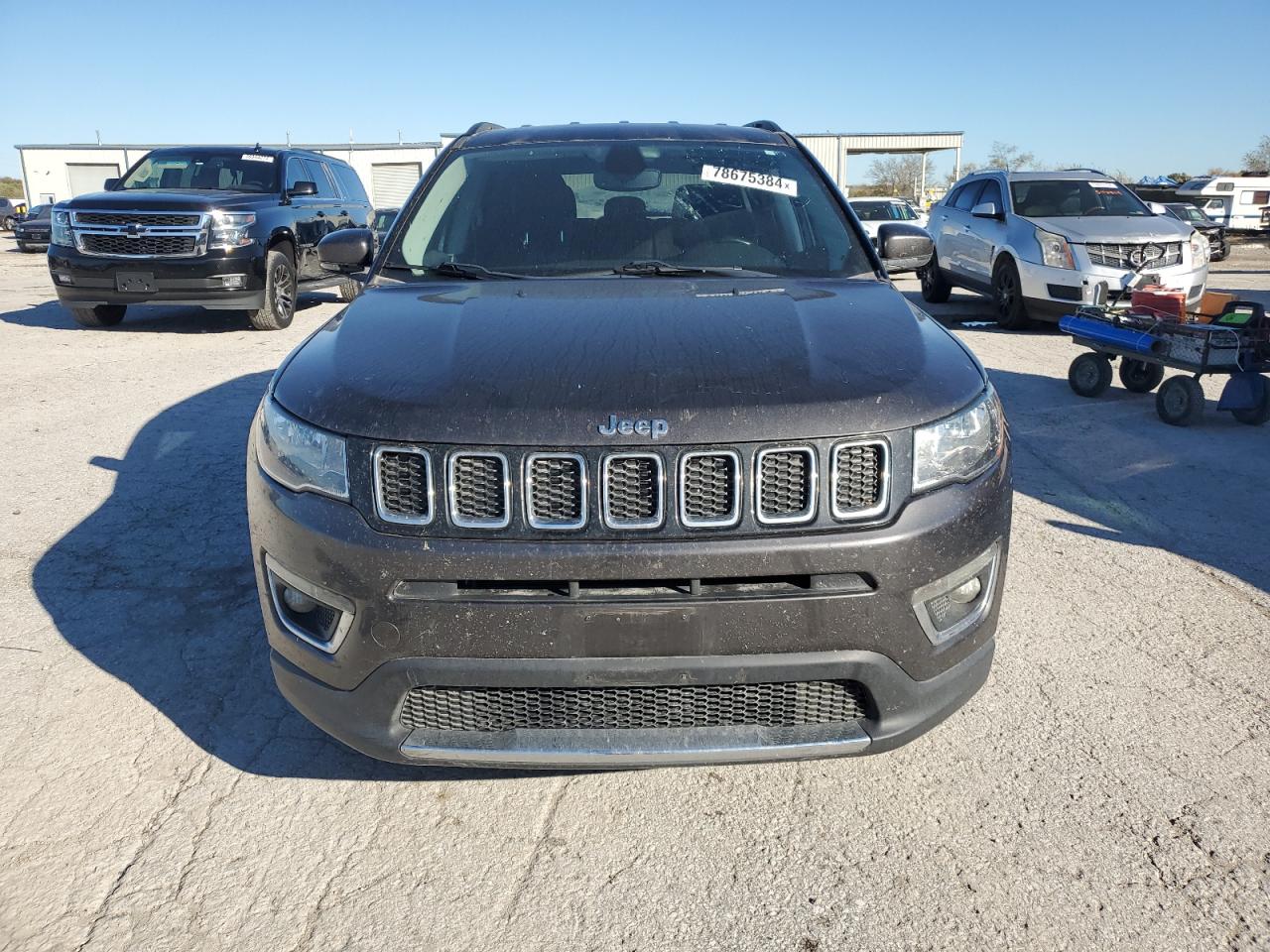 2020 Jeep Compass VIN 3C4NJCCBXLT140727 Copart auction photo, rear end / minor dent/scratches damage thumbnail 5