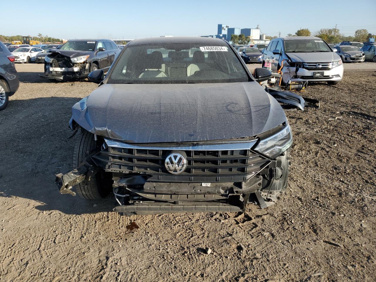 2021 Volkswagen Jetta VIN 3VWC57BU0MM034477 Copart auction photo, front end damage thumbnail 5