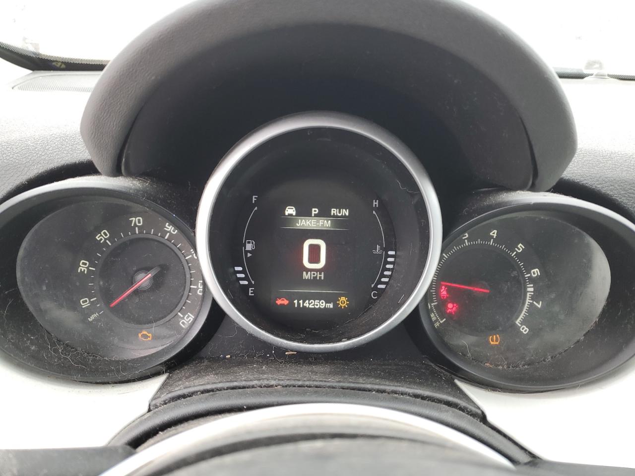 2017 Fiat 500 VIN ZFBCFXDB4HP615415 Copart auction photo, side / rear end damage thumbnail 9