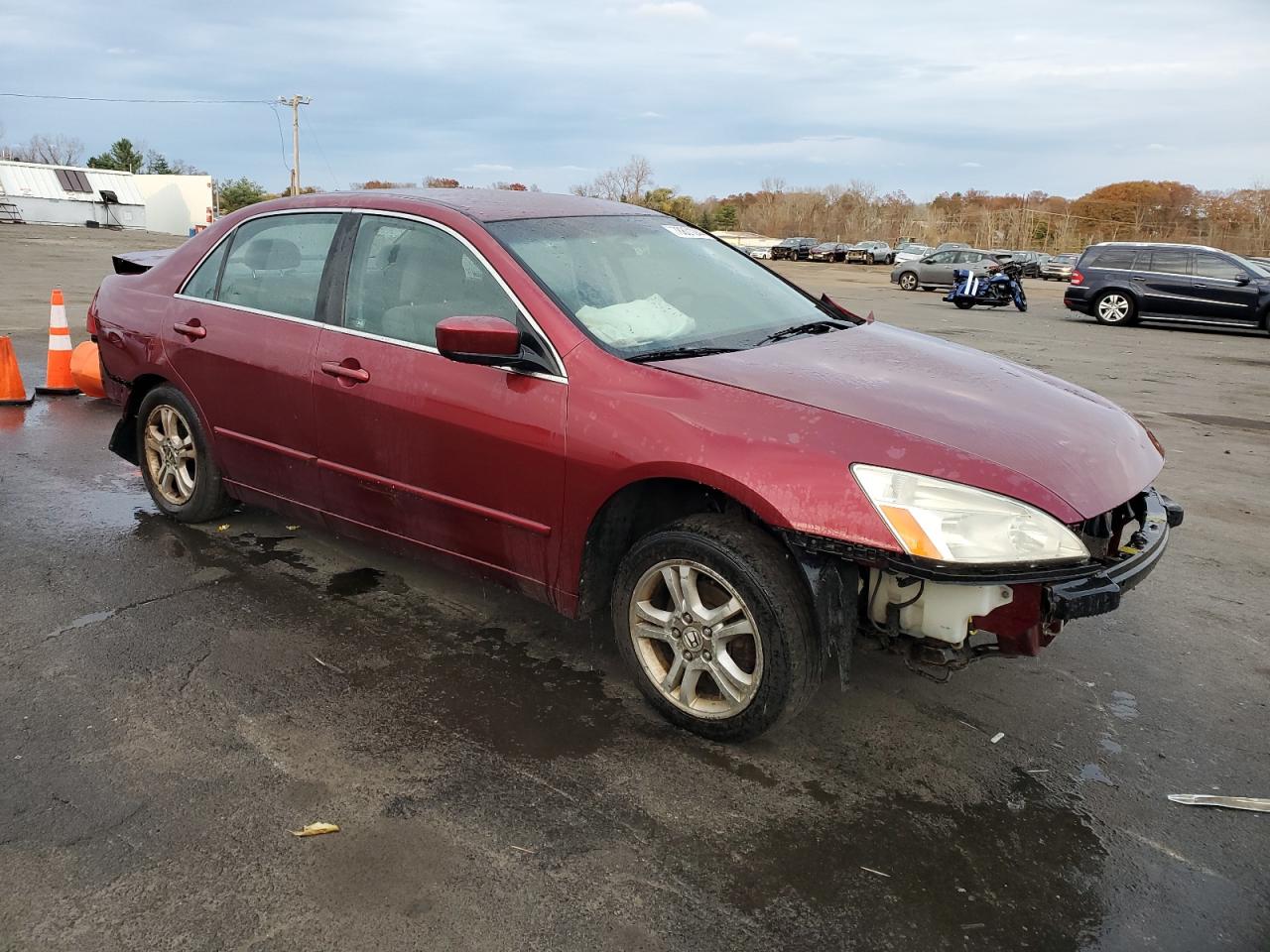 2006 Honda Accord VIN 1HGCM56366A036134 Copart auction photo, all over damage thumbnail 4