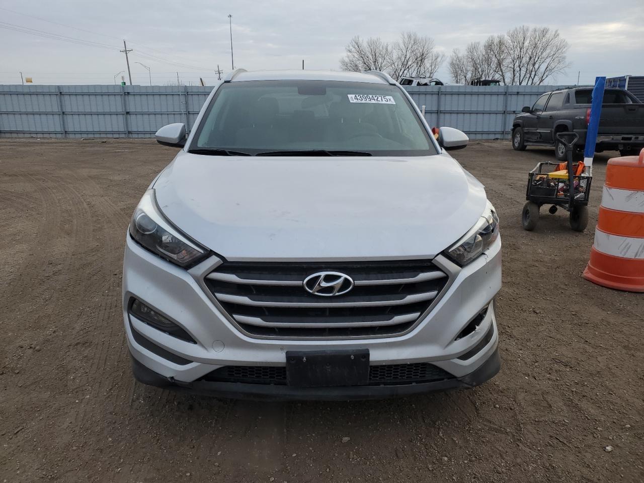 2017 Hyundai Tucson VIN KM8J3CA45HU484195 Copart auction photo, front end / hail damage thumbnail 5