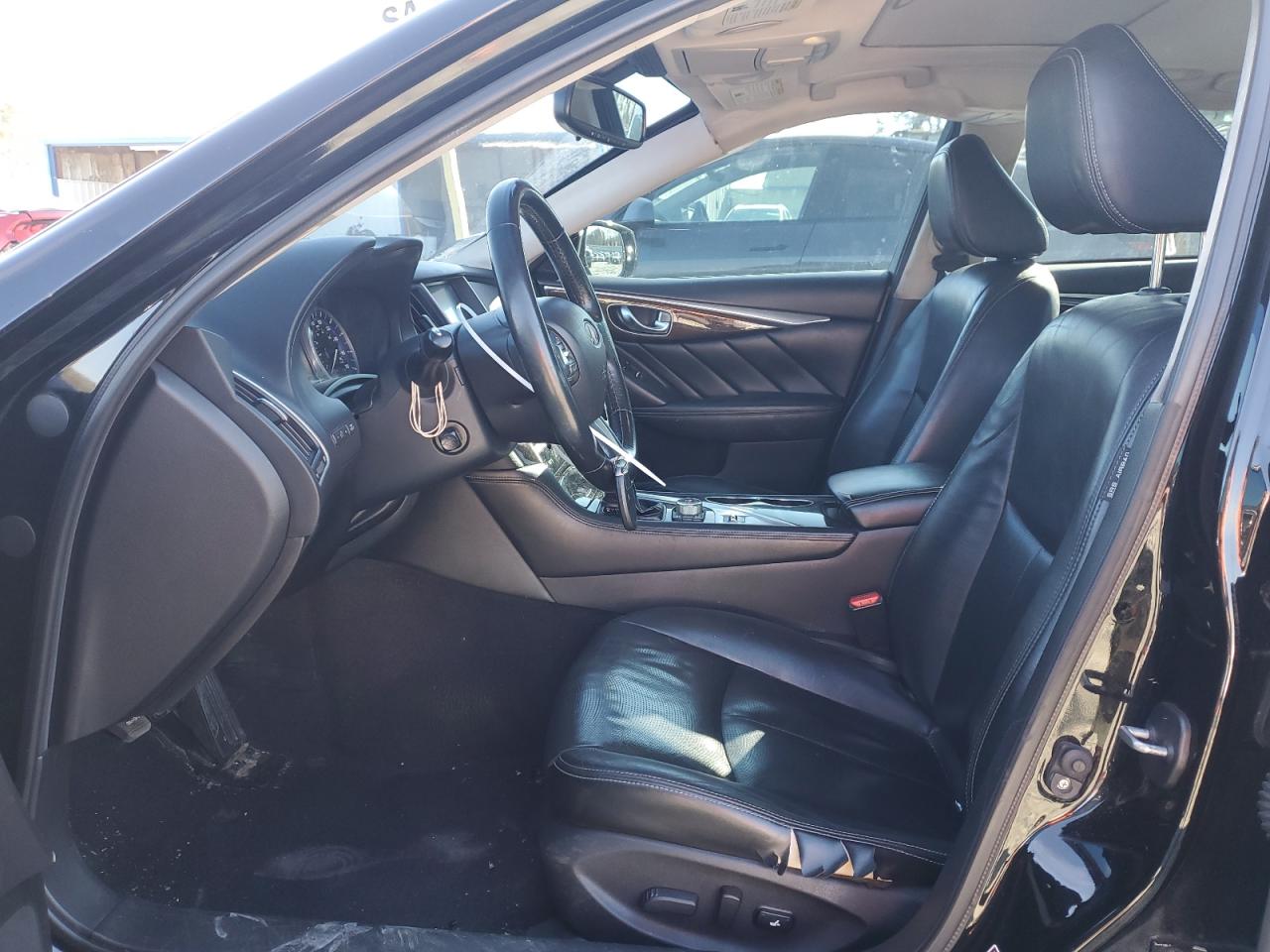 2015 Infiniti Q50 VIN JN1BV7AP9FM354957 Copart auction photo, all over damage thumbnail 7