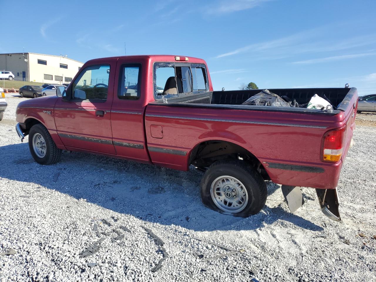 1994 Ford Ranger VIN 1FTCR14A1RPA87343 Copart auction photo, rear end / front end damage thumbnail 2