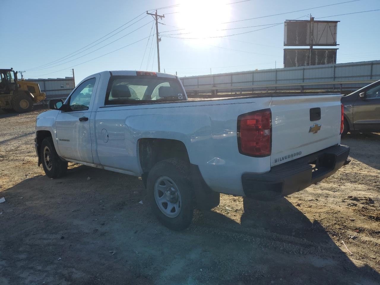 2014 Chevrolet Silverado VIN 1GCNCPEH0EZ386653 Copart auction photo, side / front end damage thumbnail 2