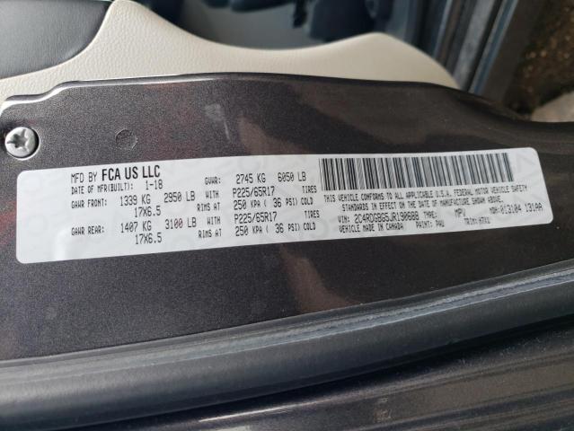 2018 Dodge Caravan VIN 2C4RDGBG5JR190688 Copart auction photo, front end damage thumbnail 13