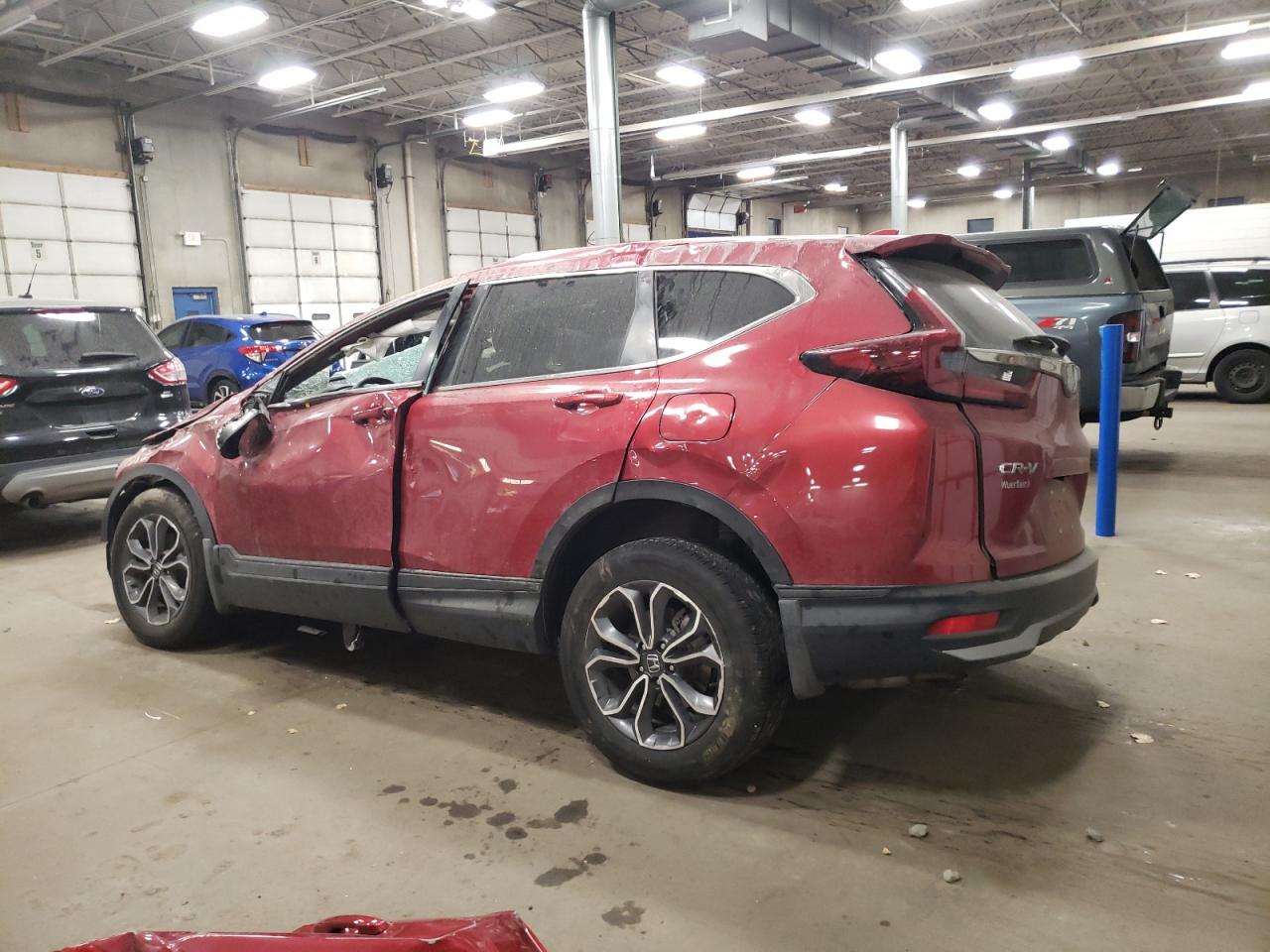 2022 Honda CR-V VIN 5J6RW2H87NL004770 Copart auction photo, rollover damage thumbnail 2