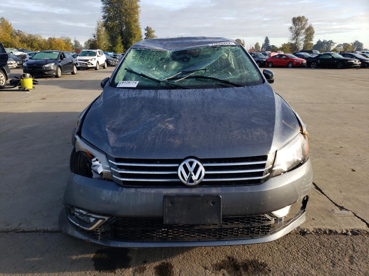 2015 Volkswagen Passat VIN 1VWAT7A39FC086295 Copart auction photo, all over damage thumbnail 5