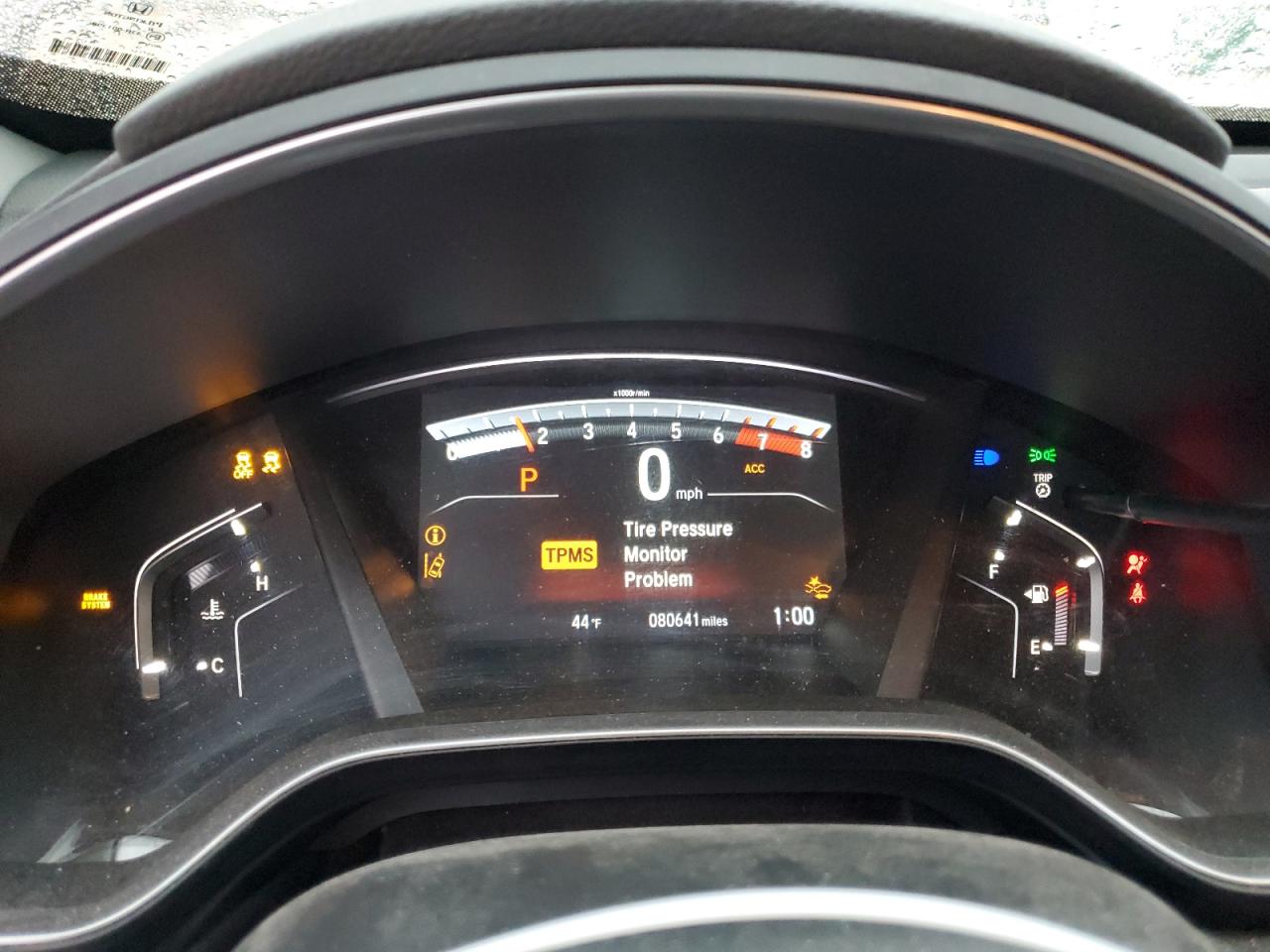 2018 Honda CR-V VIN 7FARW1H87JE044798 Copart auction photo, front end / side damage thumbnail 9