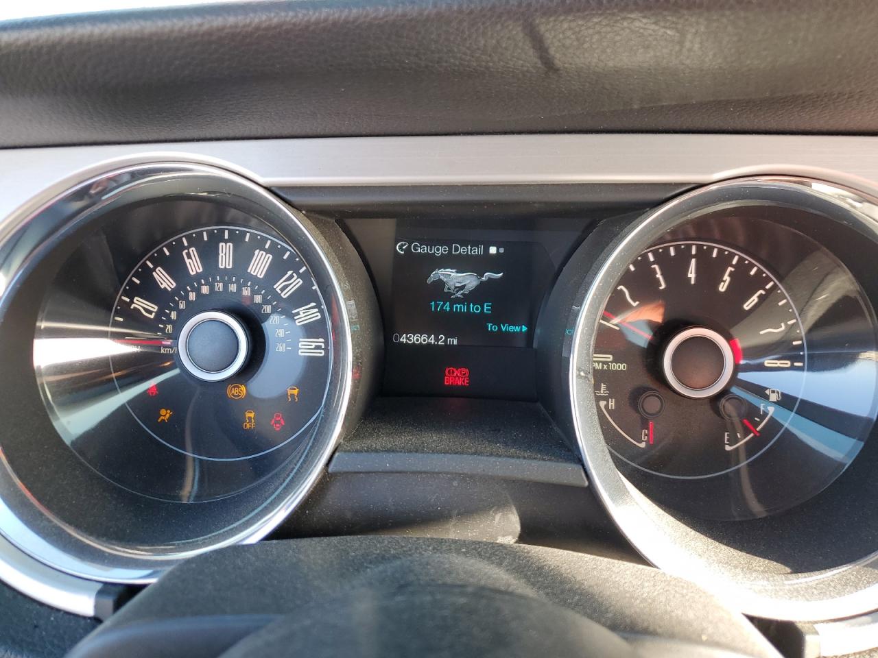 2014 Ford Mustang VIN 1ZVBP8AM1E5234305 Copart auction photo, side / front end damage thumbnail 9
