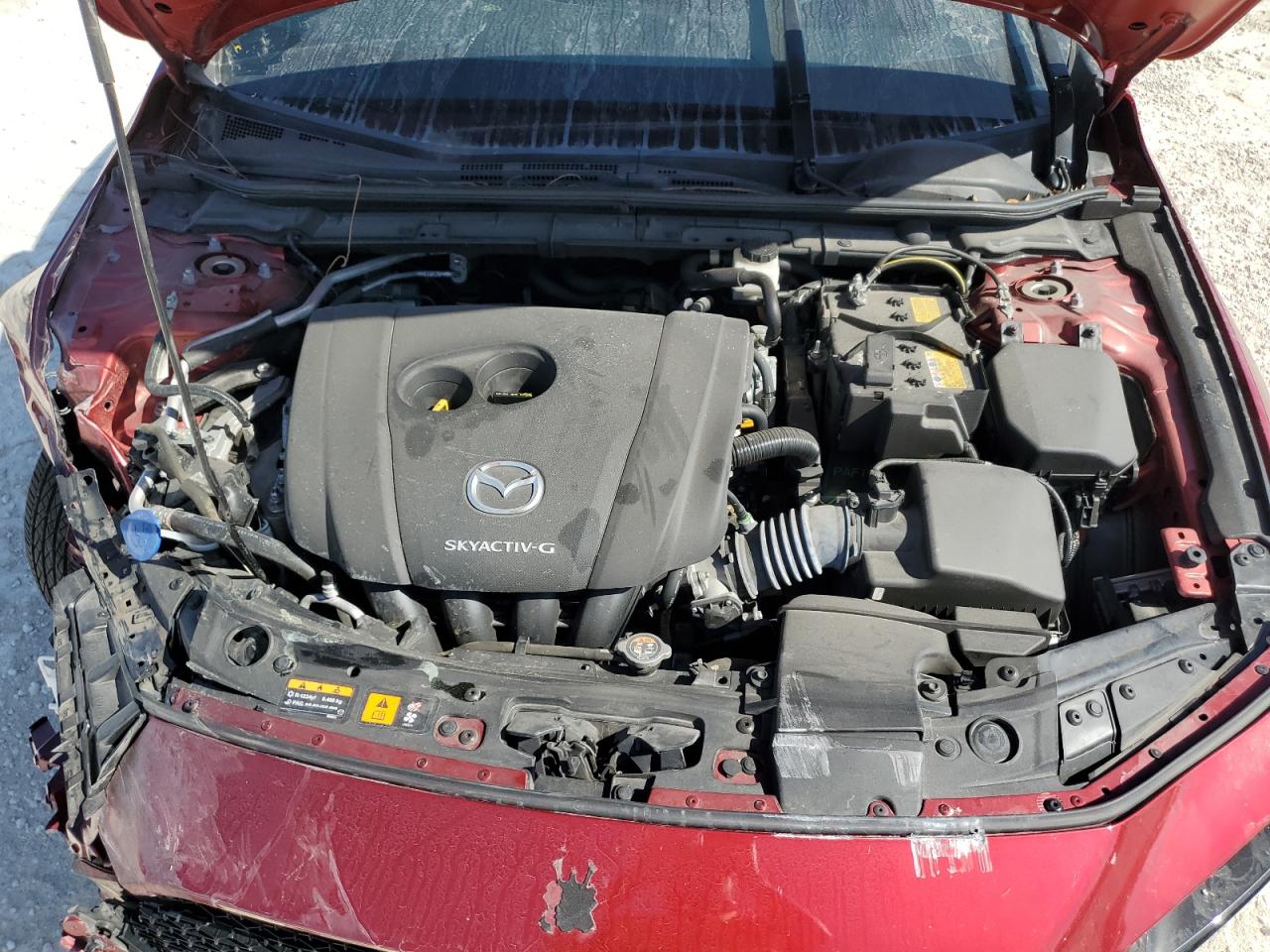 2022 Mazda 3 VIN JM1BPAML4N1521903 Copart auction photo, front end damage thumbnail 13