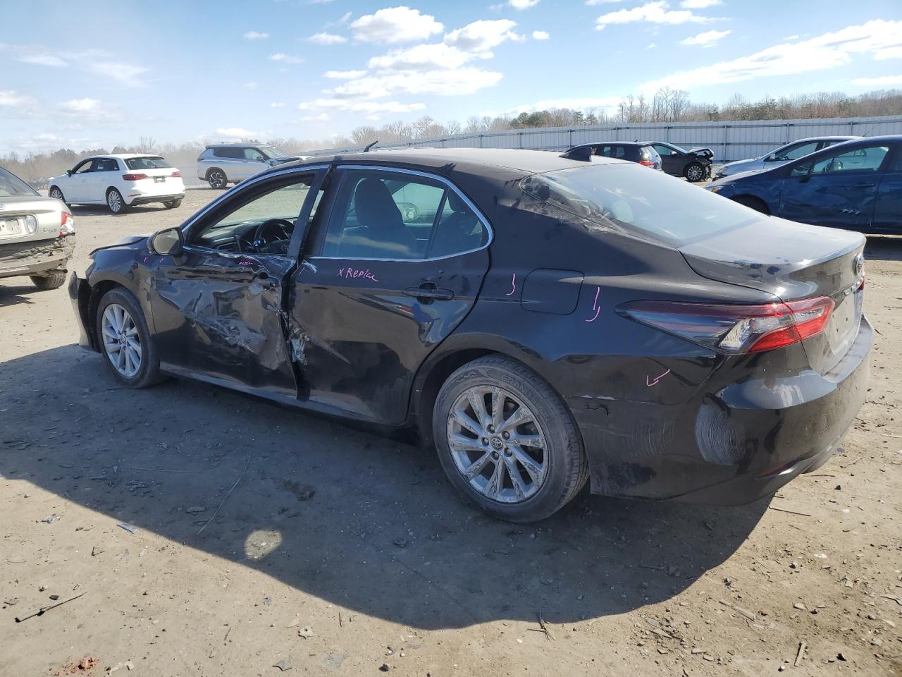 2021 Toyota Camry VIN 4T1R11AKXMU475059 Copart auction photo, front end / side damage thumbnail 2
