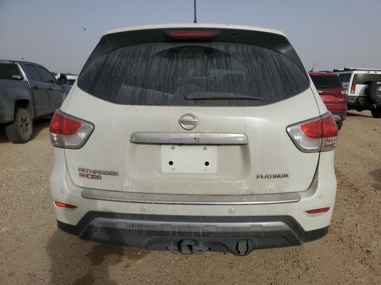 2015 Nissan Pathfinder VIN 5N1AR2MN7FC656470 Copart auction photo, front end / side damage thumbnail 6