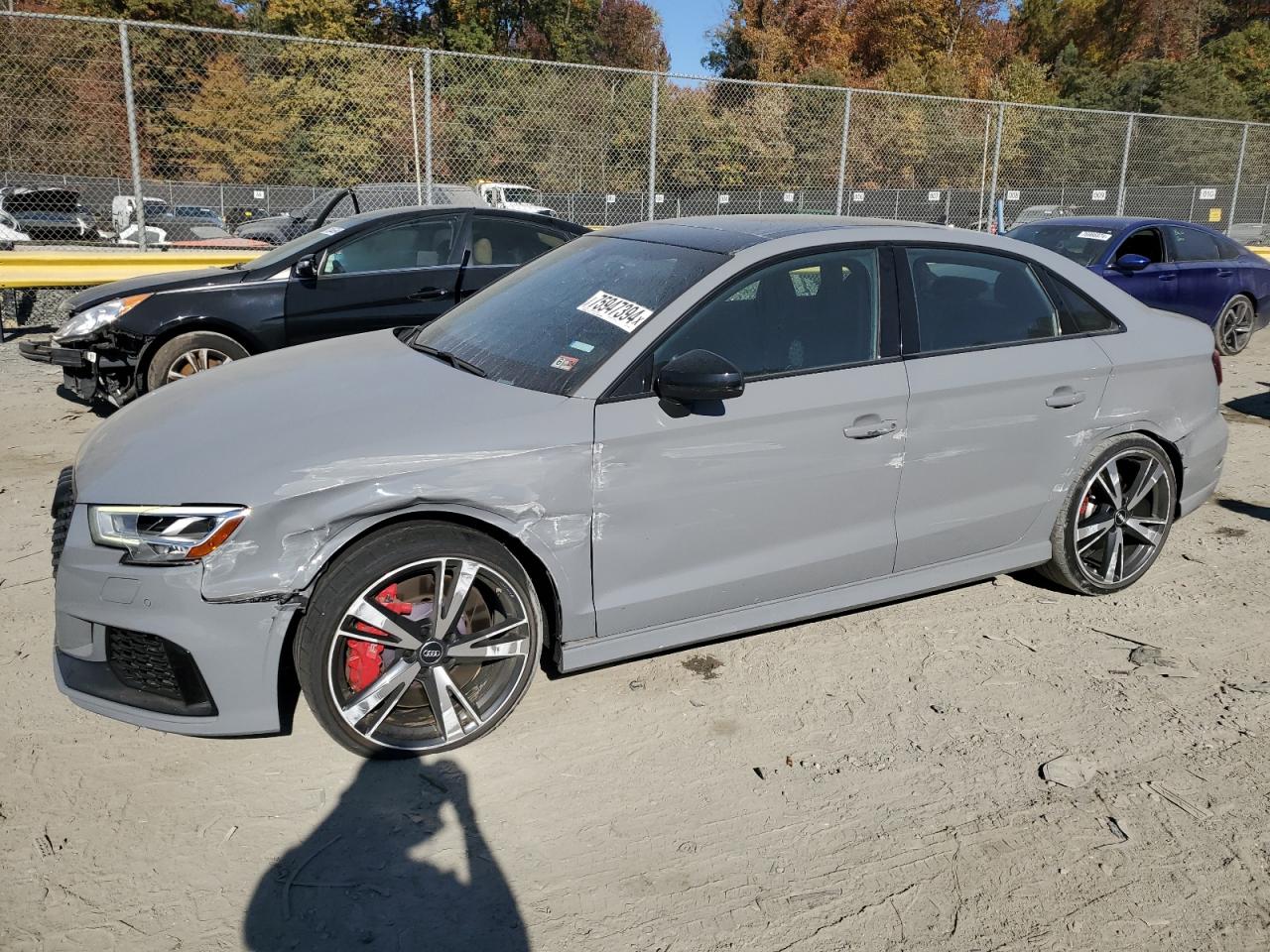 2019 Audi RS3 VIN WUABWGFF8KA907686 - Copart auction photo