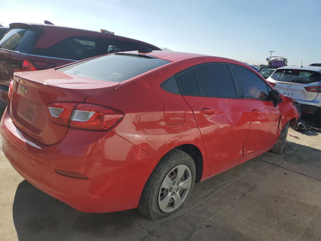 2018 Chevrolet Cruze VIN 1G1BC5SM4J7154418 Copart auction photo, front end / side damage thumbnail 3