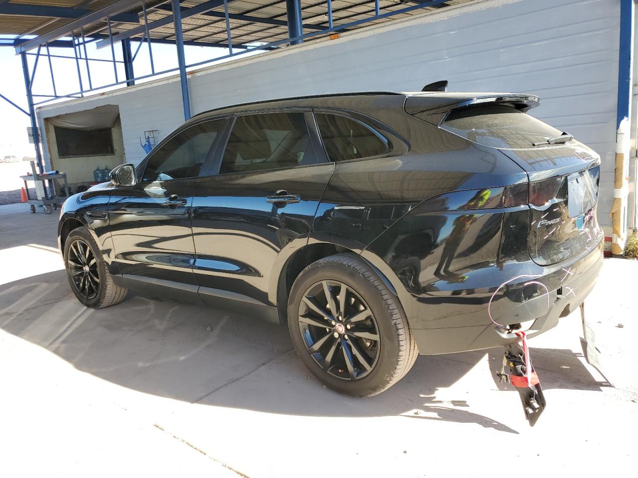 2017 Jaguar F-Pace VIN SADCK2BV4HA496927 Copart auction photo, rear end damage thumbnail 2