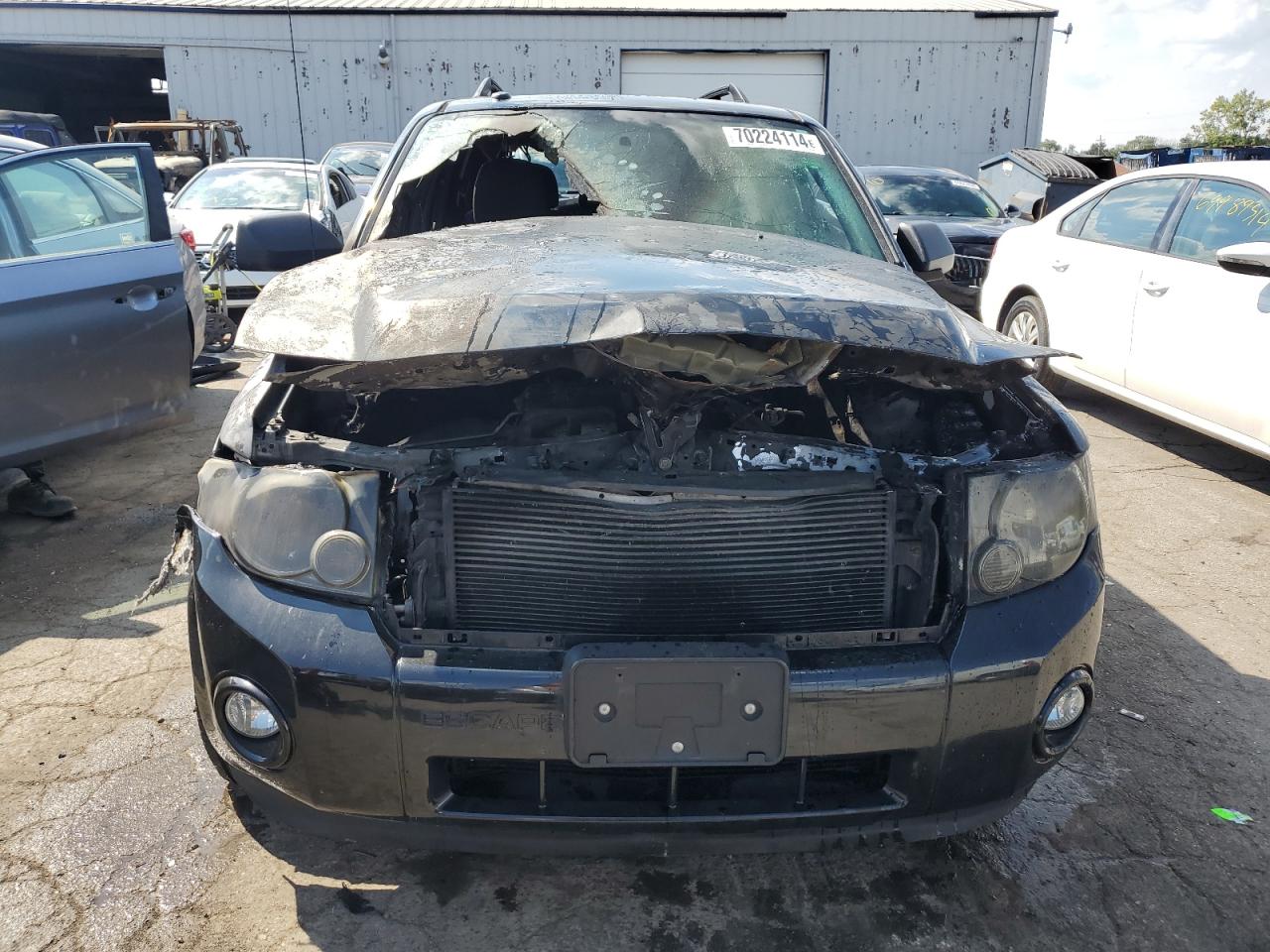 2011 Ford Escape VIN 1FMCU9DG8BKB22959 Copart auction photo, burn - engine / burn damage thumbnail 5