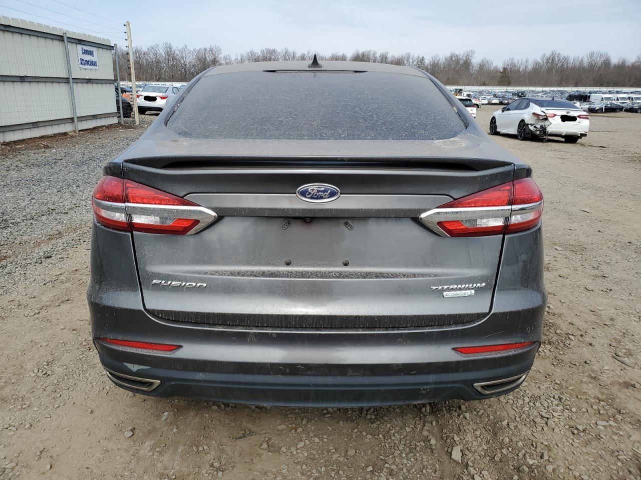 2020 Ford Fusion VIN 3FA6P0K97LR175745 Copart auction photo, front end damage thumbnail 6