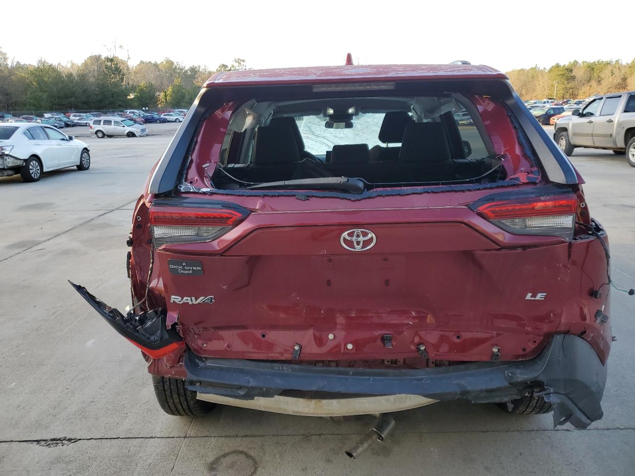 2021 Toyota RAV 4 VIN 2T3H1RFV6MW163101 Copart auction photo, all over damage thumbnail 6