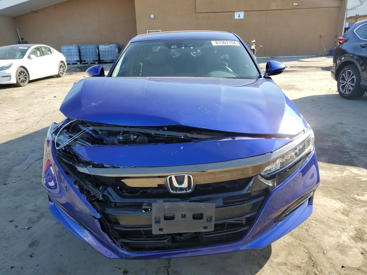 2020 Honda Accord VIN 1HGCV1F34LA039017 Copart auction photo, front end / rear end damage thumbnail 5
