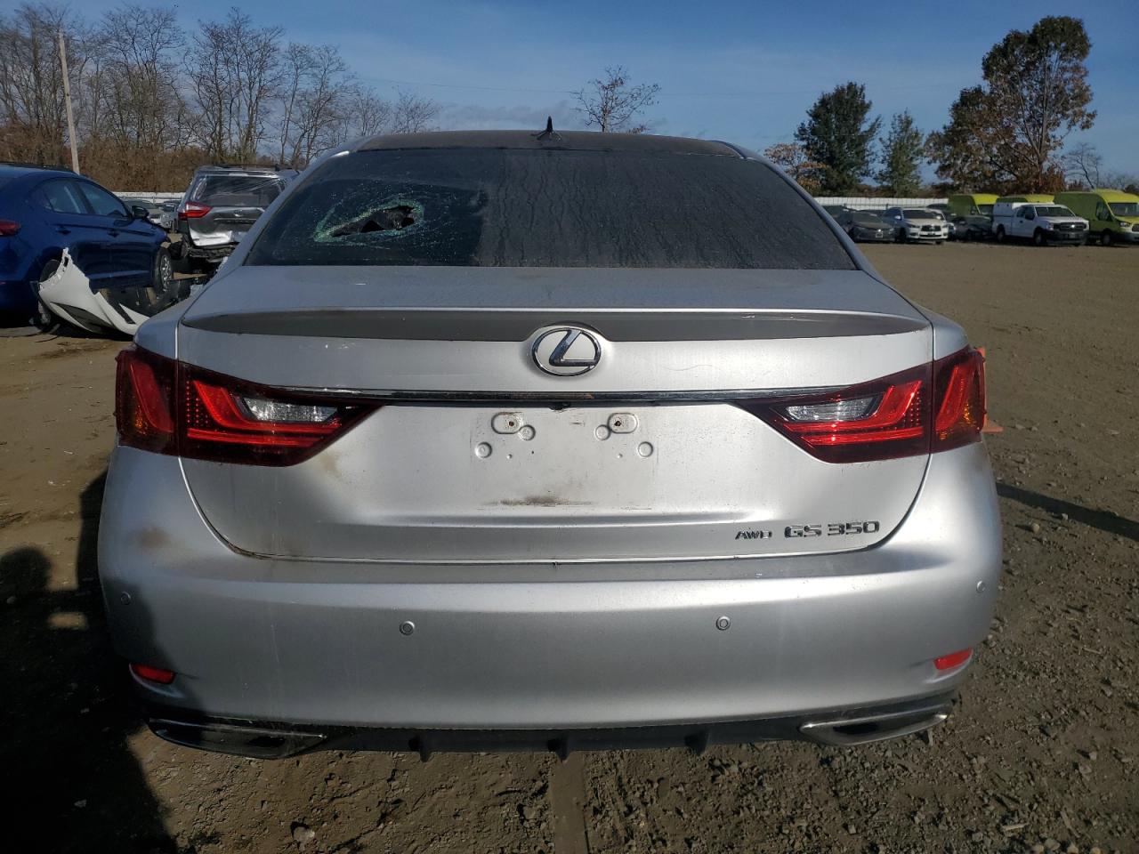 2013 Lexus GS VIN JTHCE1BL7D5017879 Copart auction photo, vandalism damage thumbnail 6