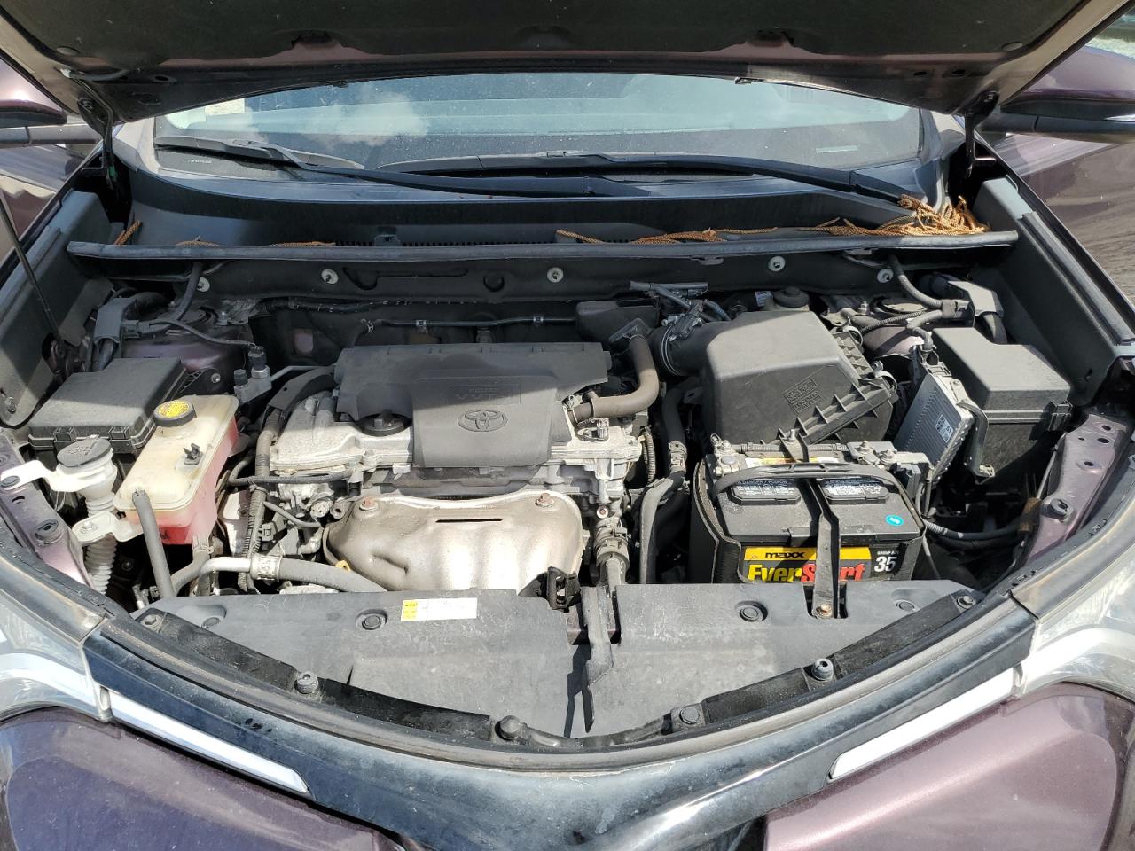 2016 Toyota RAV 4 VIN 2T3WFREV2GW258950 Copart auction photo, rear end / side damage thumbnail 12